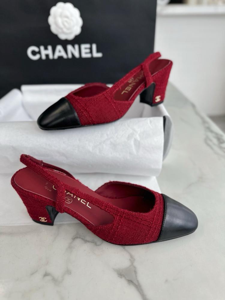 Chanel heels height 6.5cm