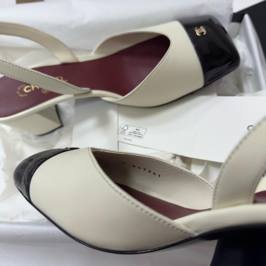 كعب شانيل ارتفاع 6.5cm