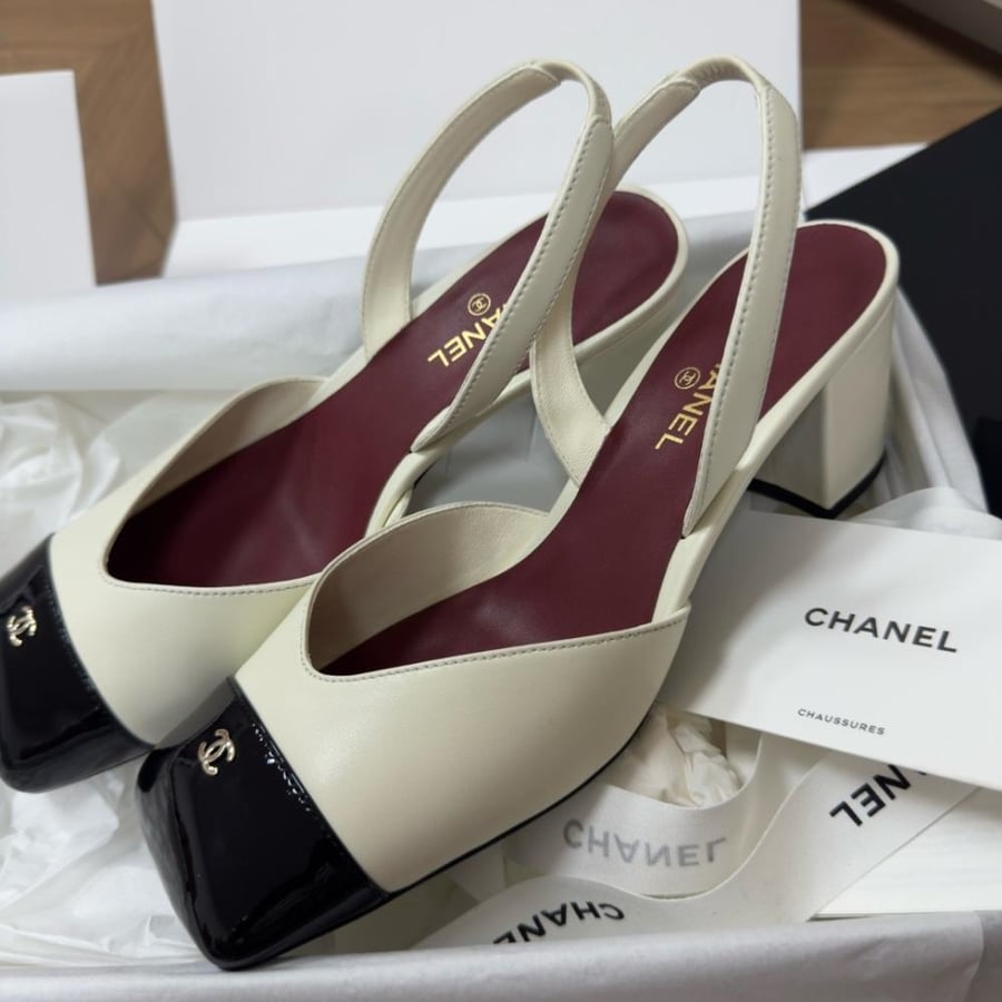 كعب شانيل ارتفاع 6.5cm