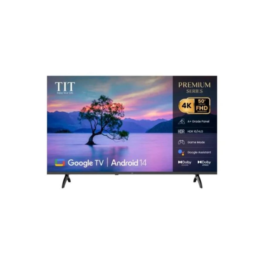 شاشة TIT سمارت 50 بوصة أندرويد 14 – 4K