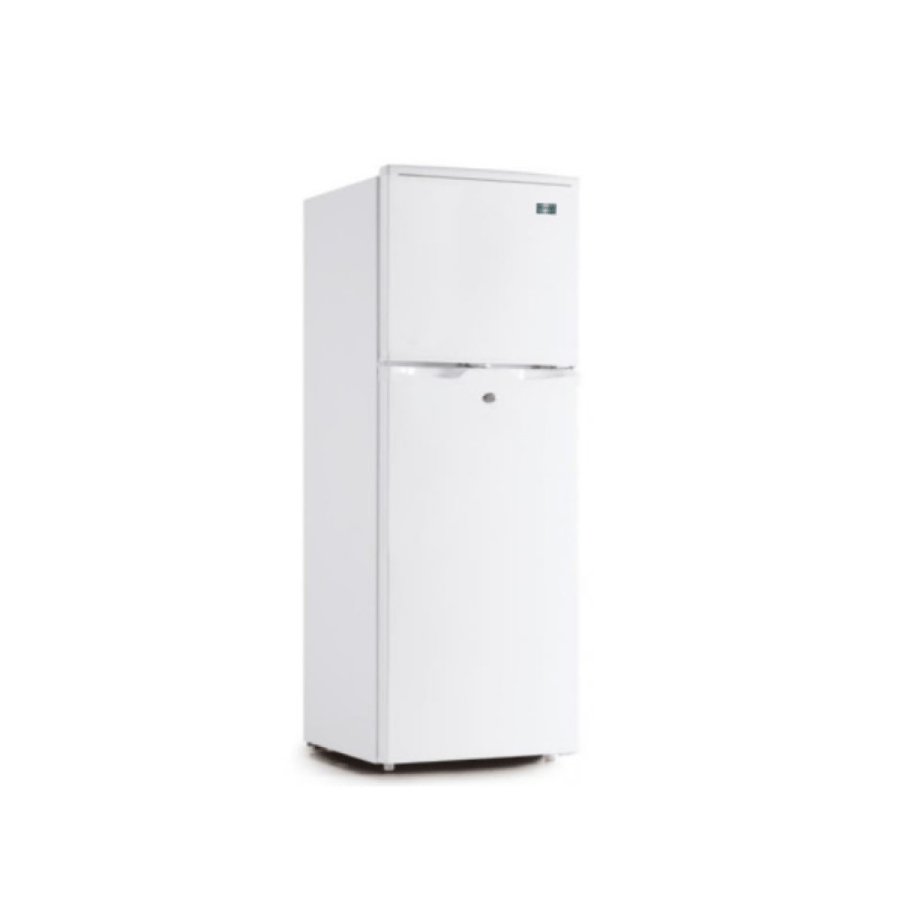Double door refrigerator Telezon 4.7 feet defrost – white