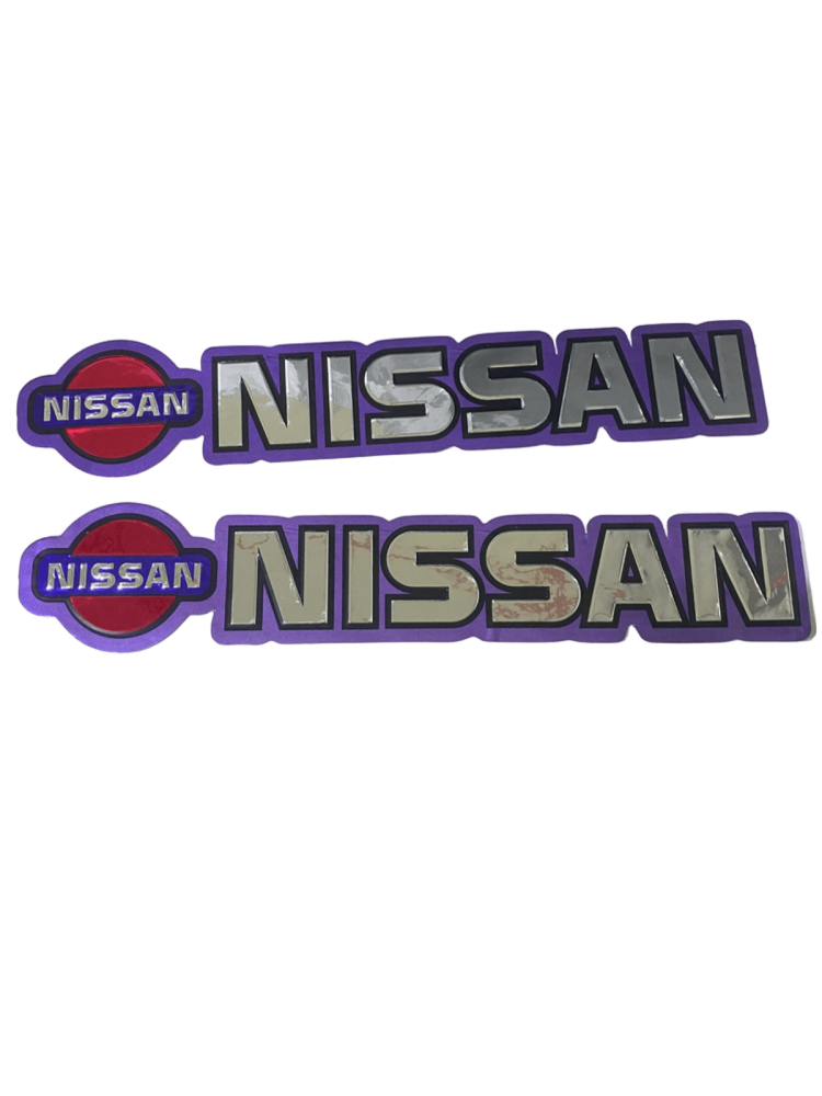 ستيكر نيسان جانبين شعار قديم