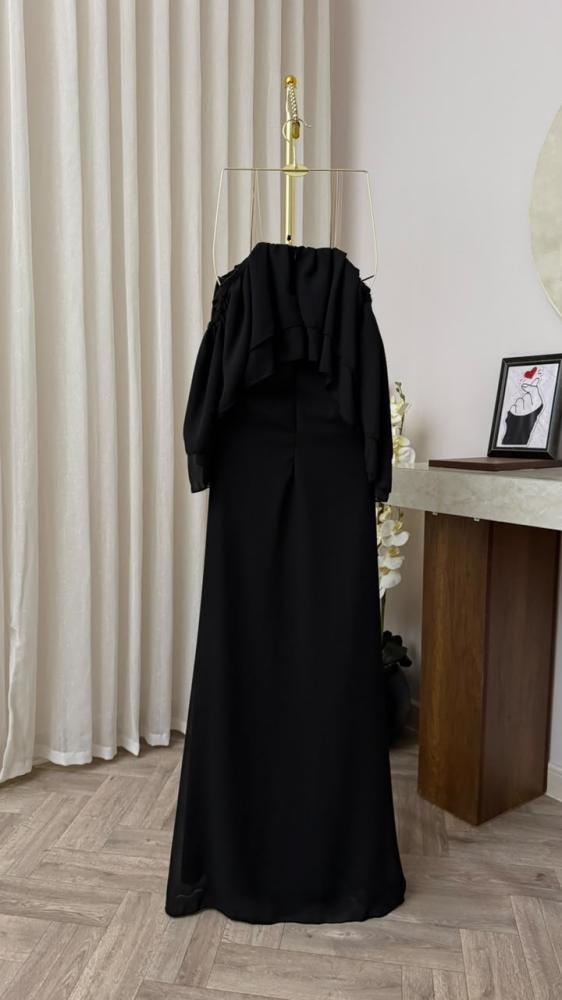 فستان حوامل اسود