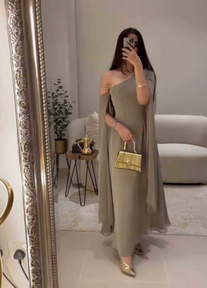 فستان شيفون انيق