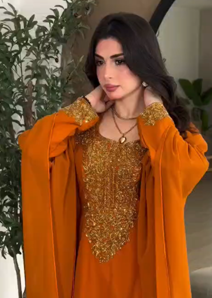 جلابية برتقالي