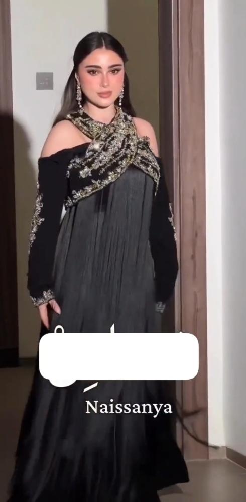 فستان اسود سهره