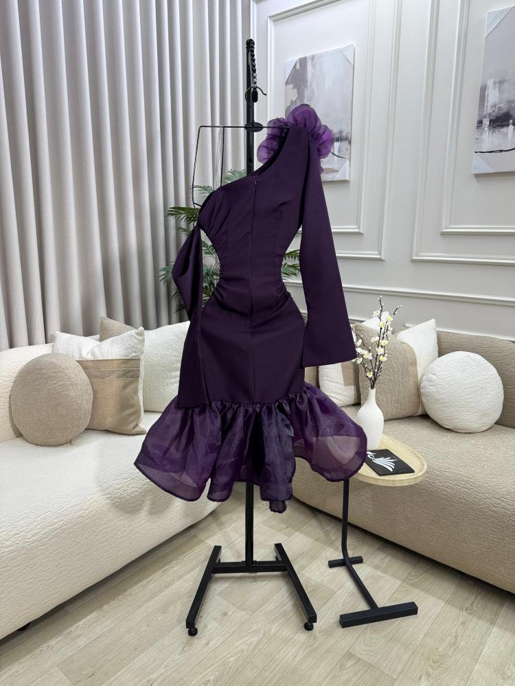 Elegant purple dress