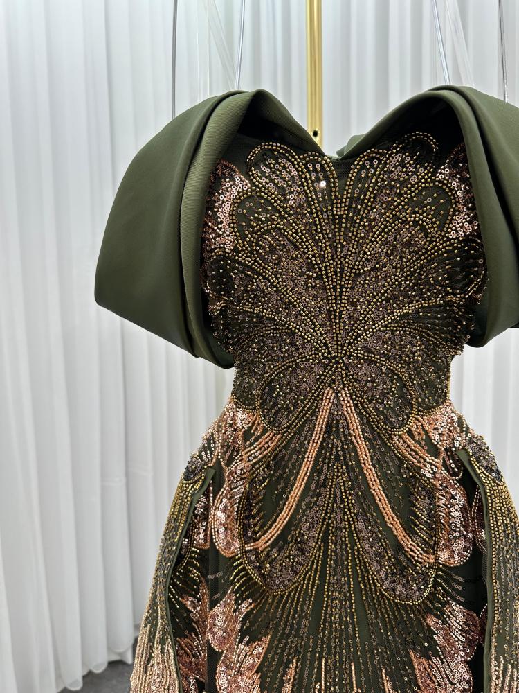 Mikado dresses with tulle