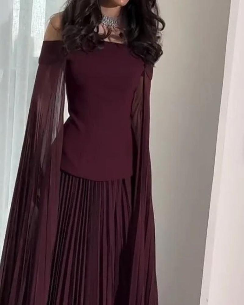 Maroon dress