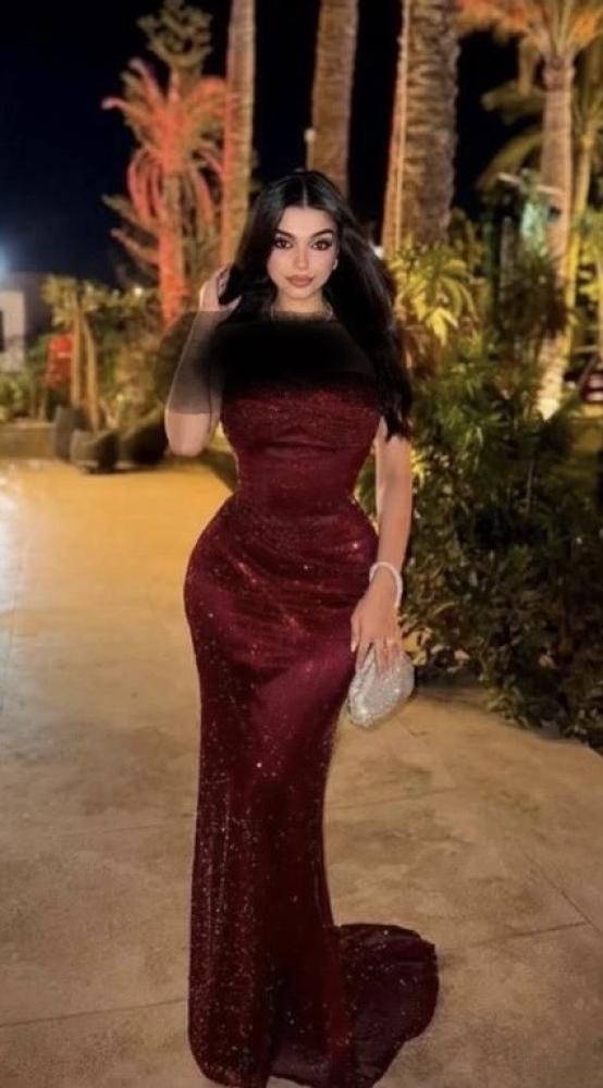 فستان فصوص زركون