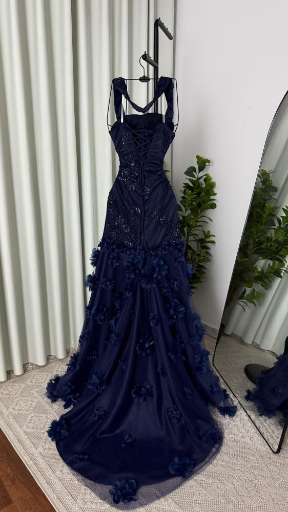 فستان سهره كحلي