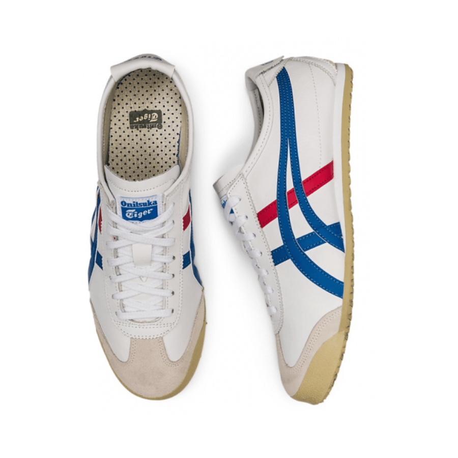 حذاء اسيكس تايجر Asics Tiger بصورة توضح الخامات والمظهر الكلي