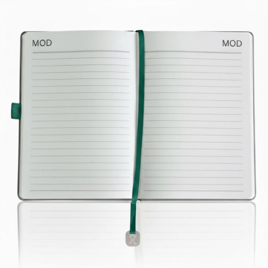 دفتر ملاحظات أخضر (A5)