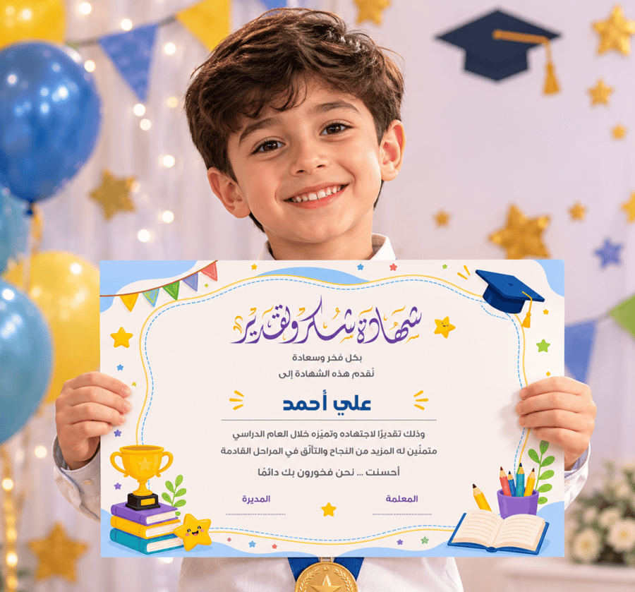 قالب شهادة