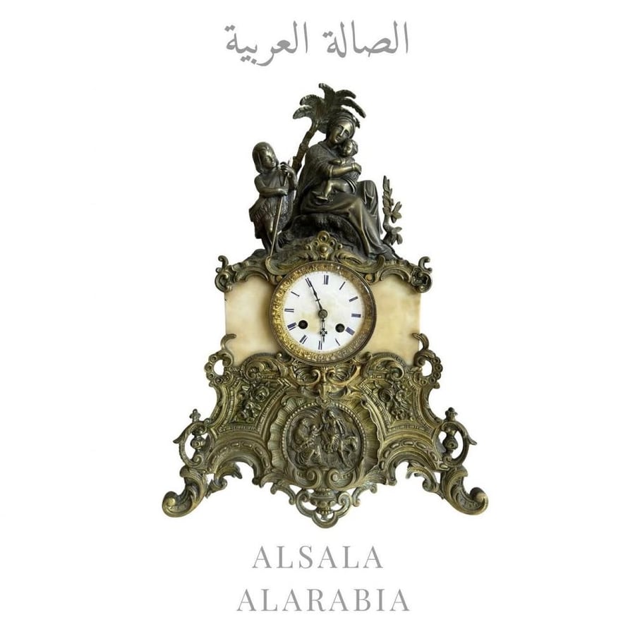 French bronze antique office clock