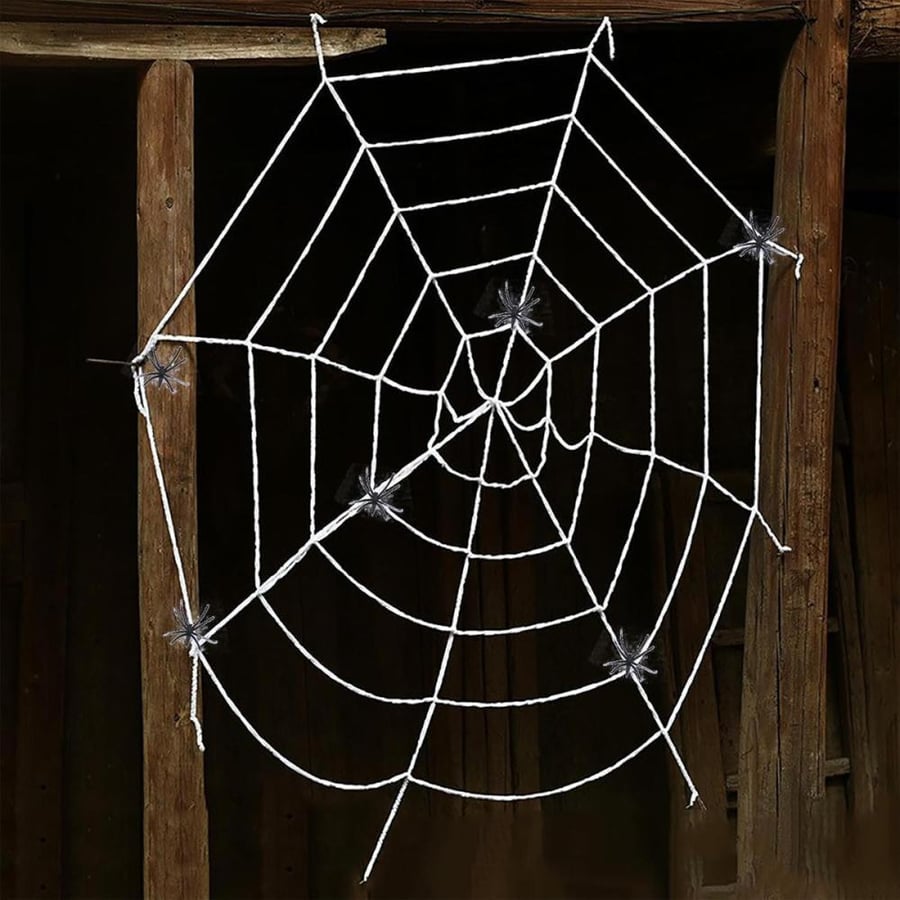 Spider Web Decoration in Rope, 1.5 m Across, 5-Strand