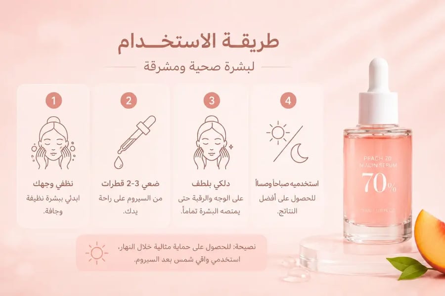 سيروم أنوا بالخوخ 70 والنياسيناميد