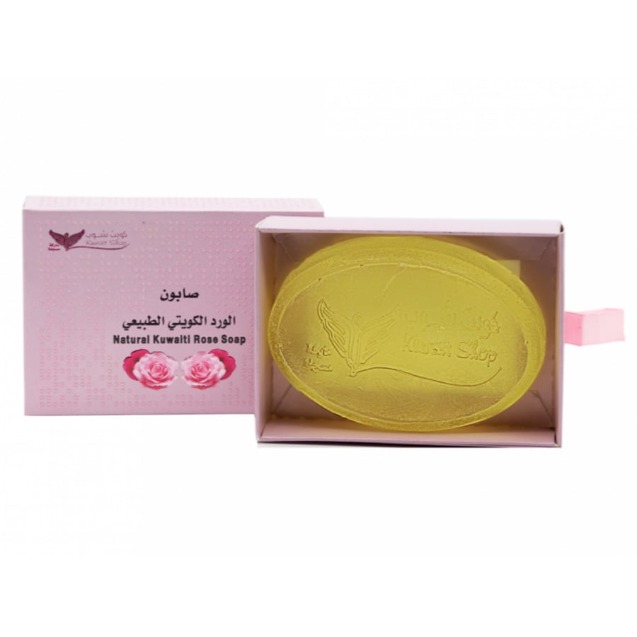كويت شوب صابون الورد الكويتي الطبيعي 100جرام