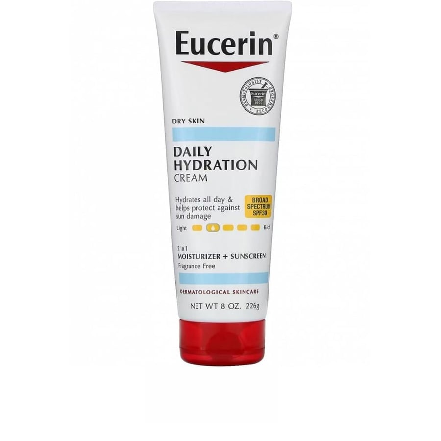 كريم الترطيب اليومي بمعامل حماية من الشمس 30 SPF من يوسيرين