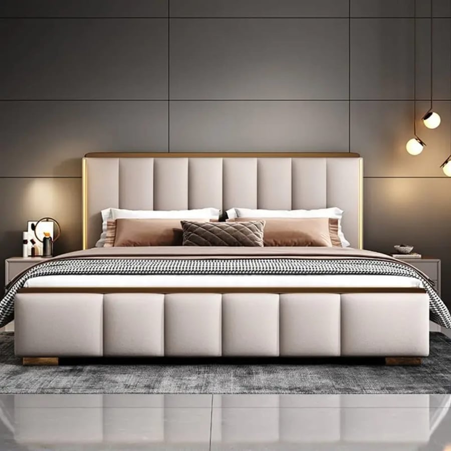 سرير بوكس ديكور فاخر 180×200 بتنجيد عصري