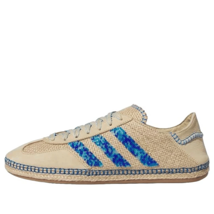 adidas x CLOT Gazelle 'Linen Khaki Blue Bird'