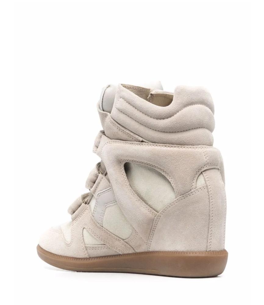 ISABEL MARANT Ecru Suede Bekett