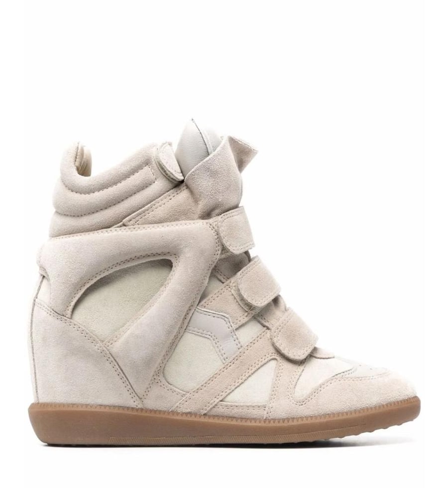 ISABEL MARANT Ecru Suede Bekett