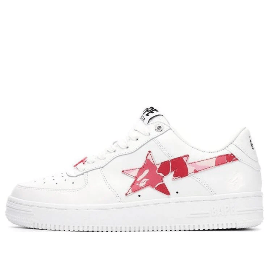 A BATHING APE Bape Sta Abc Camo White Pink