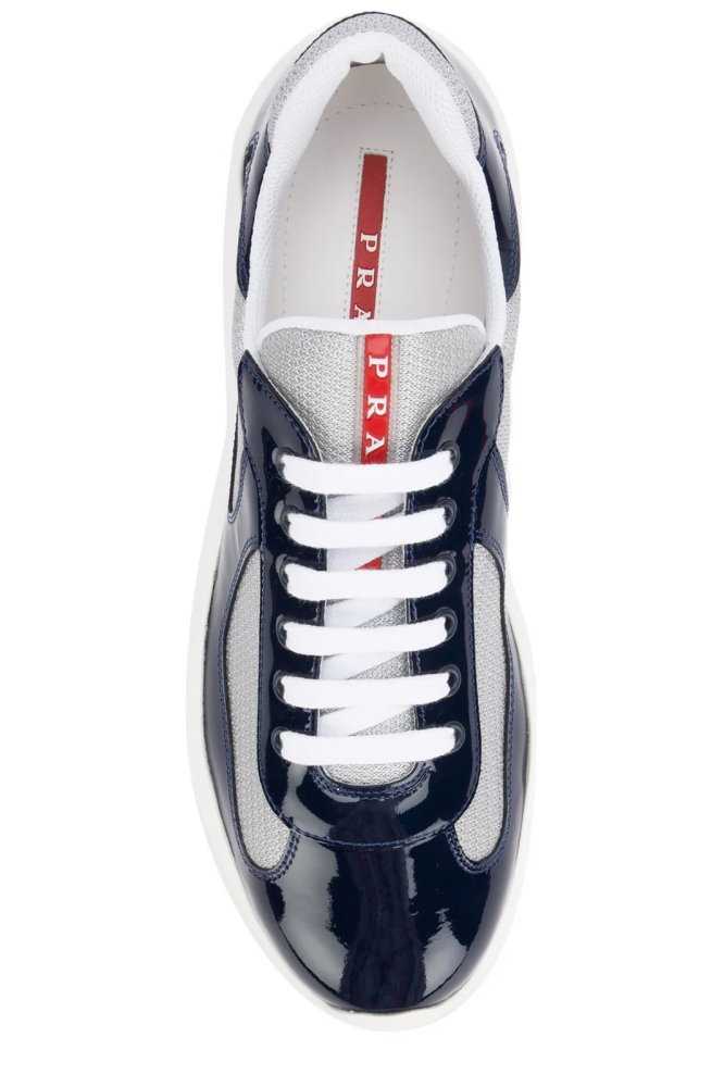 Prada America's Cup Lace-Up Sneakers