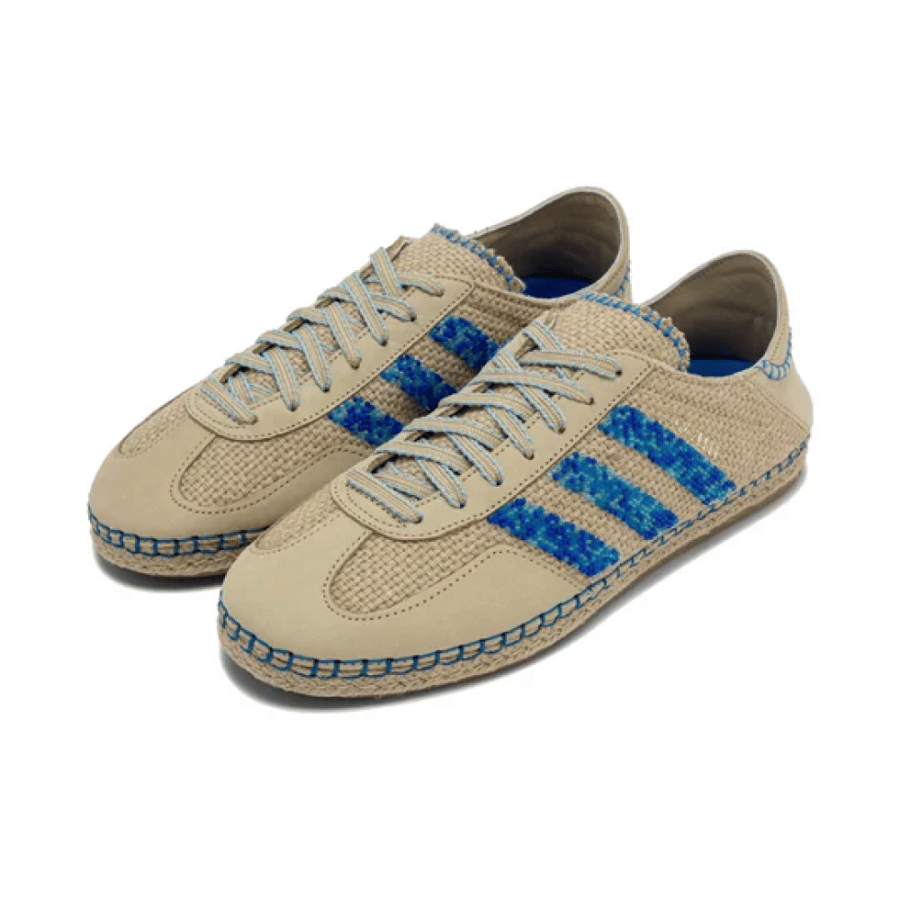 adidas x CLOT Gazelle 'Linen Khaki Blue Bird'