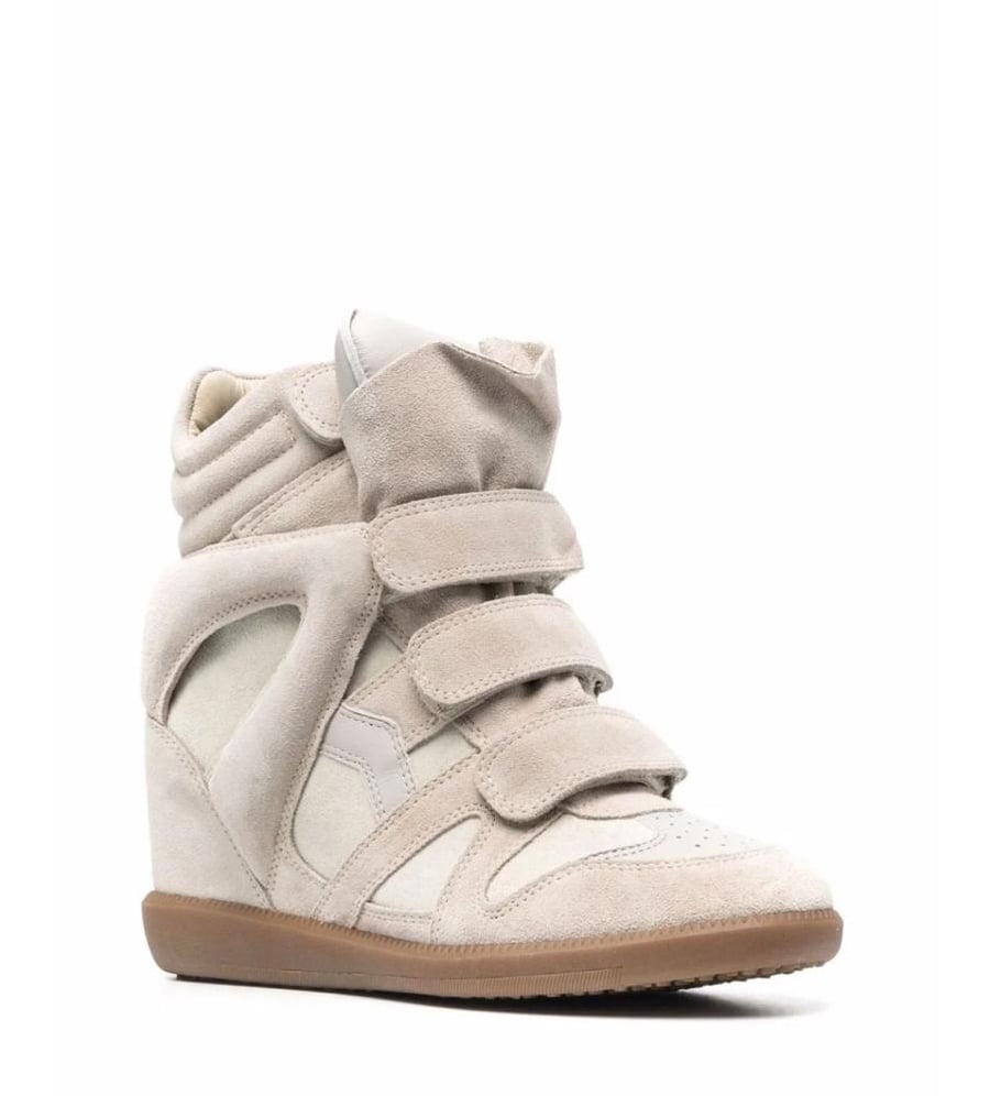 ISABEL MARANT Ecru Suede Bekett