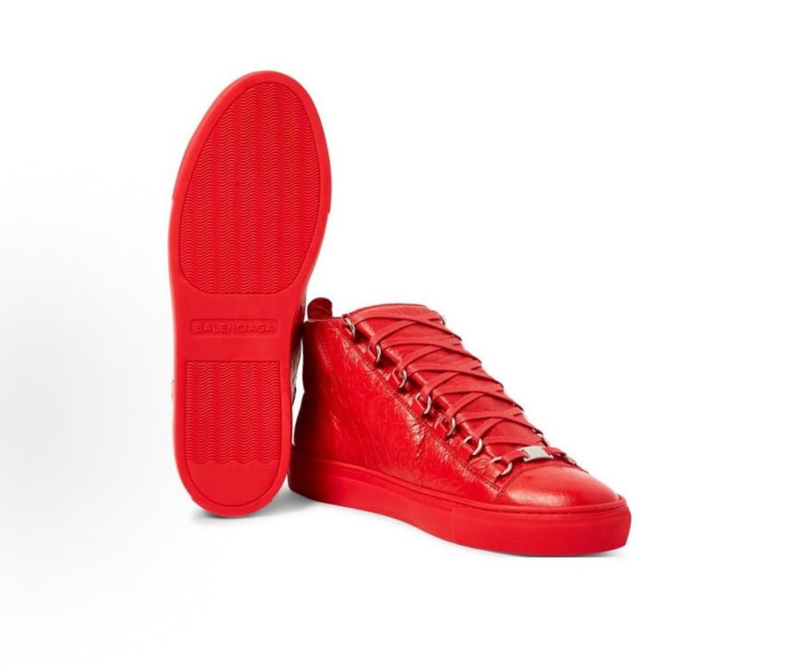 Balenciaga Arena High Shiny Red