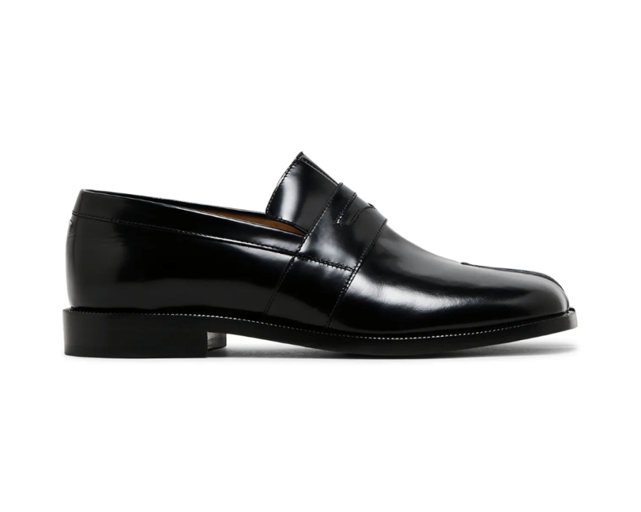 Maison Margiela Tabi Penny Loafers 'Black'
