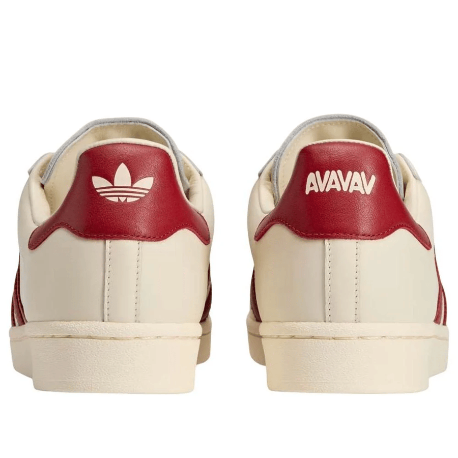 adidas x AVAVAV Superfinger Superstar 'Better Scarlet Cream White'