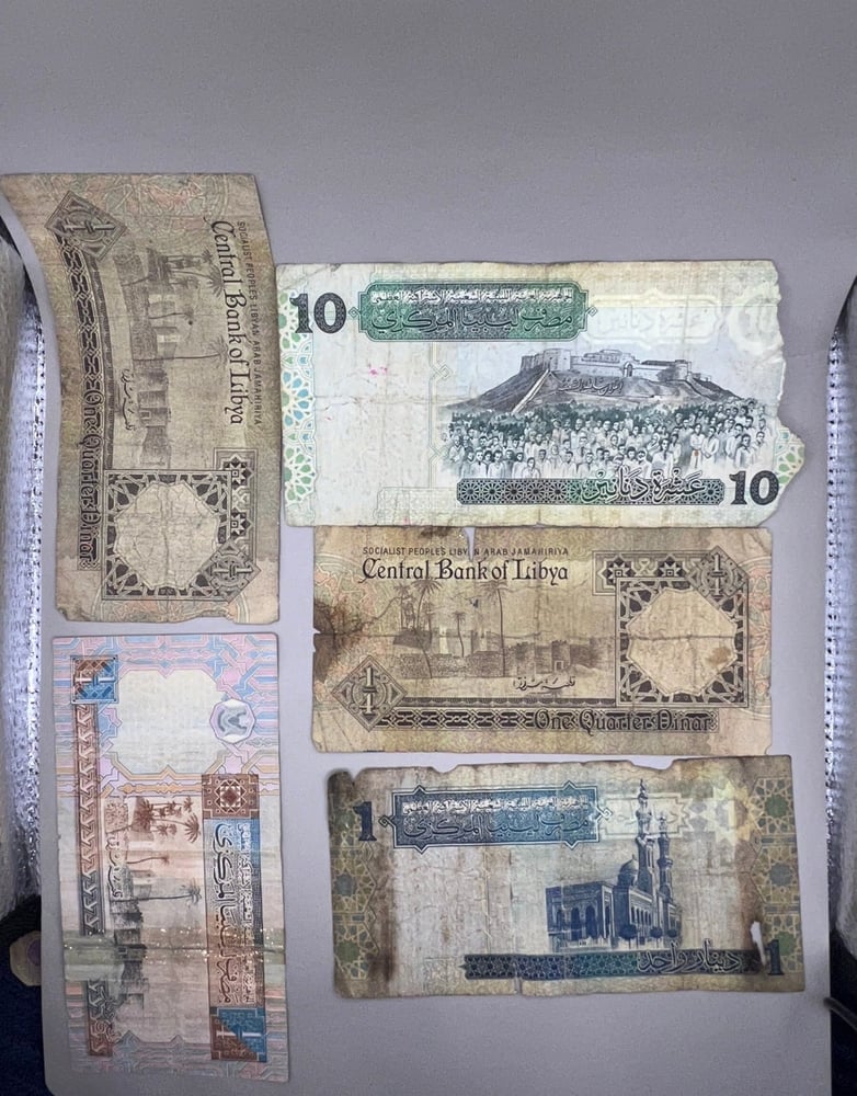 5 قطع عملات ليبيا متنوعة LY3