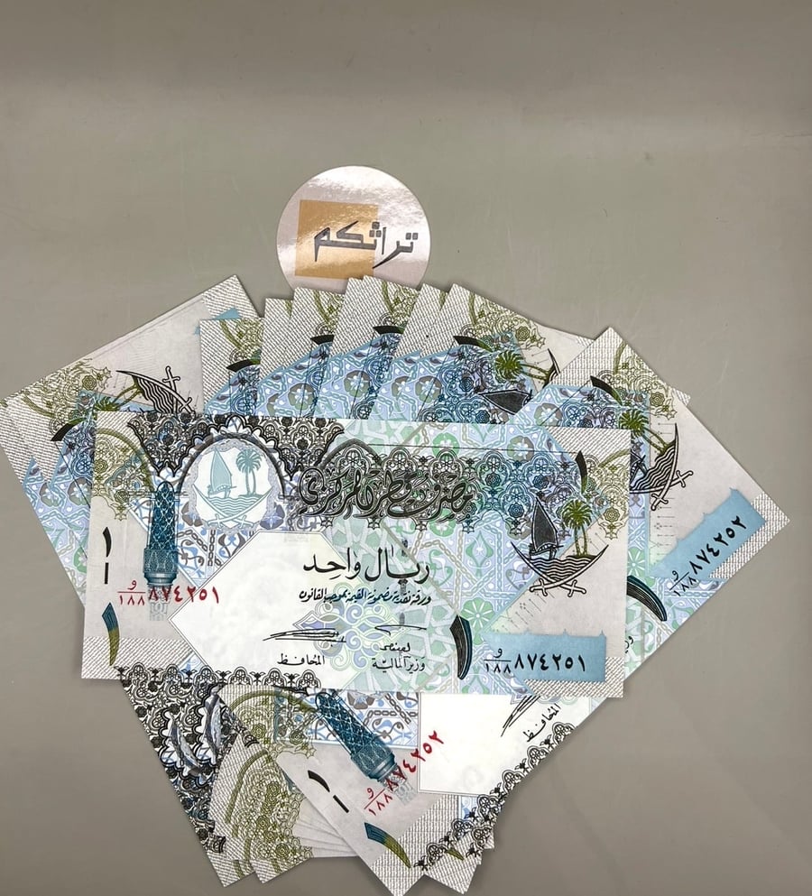 1 ريال قطري - قطعه واحدة جديد- الاصدار الرابع