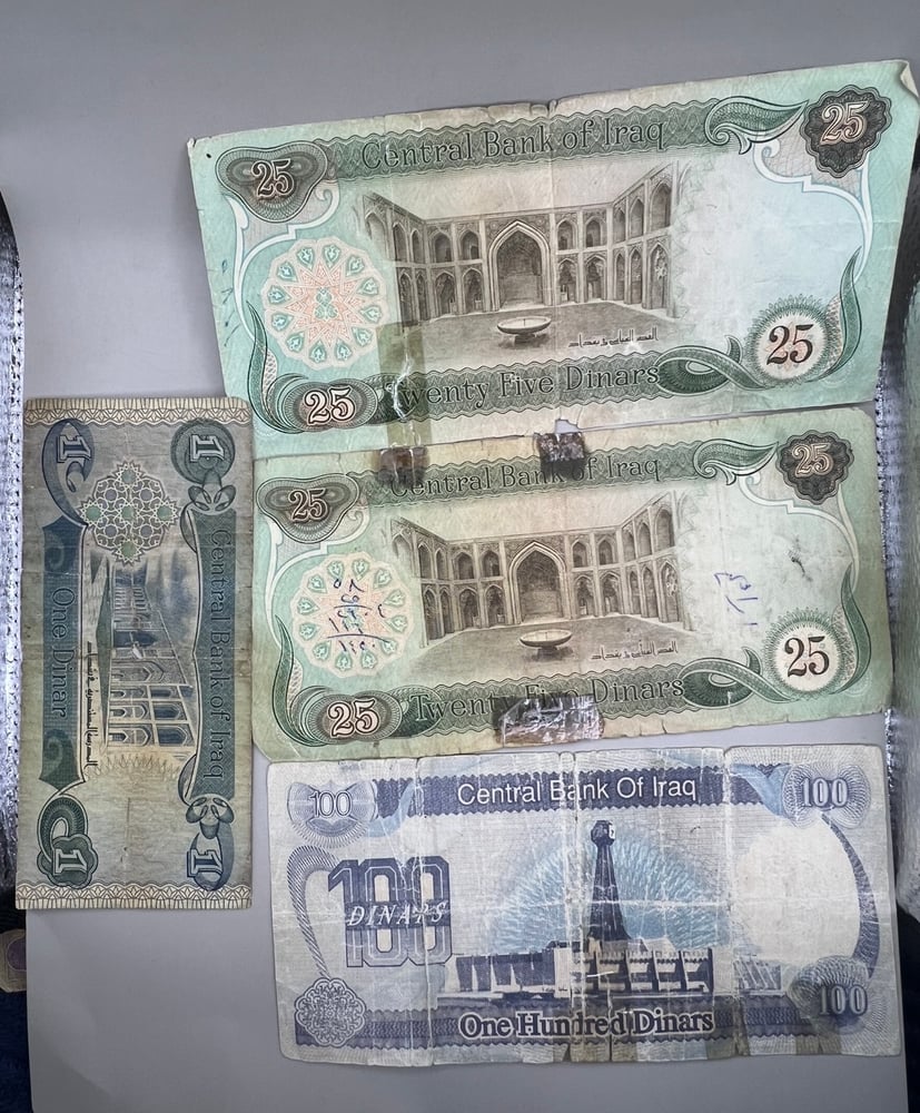 4 قطع عملات العراق متنوعة QD11