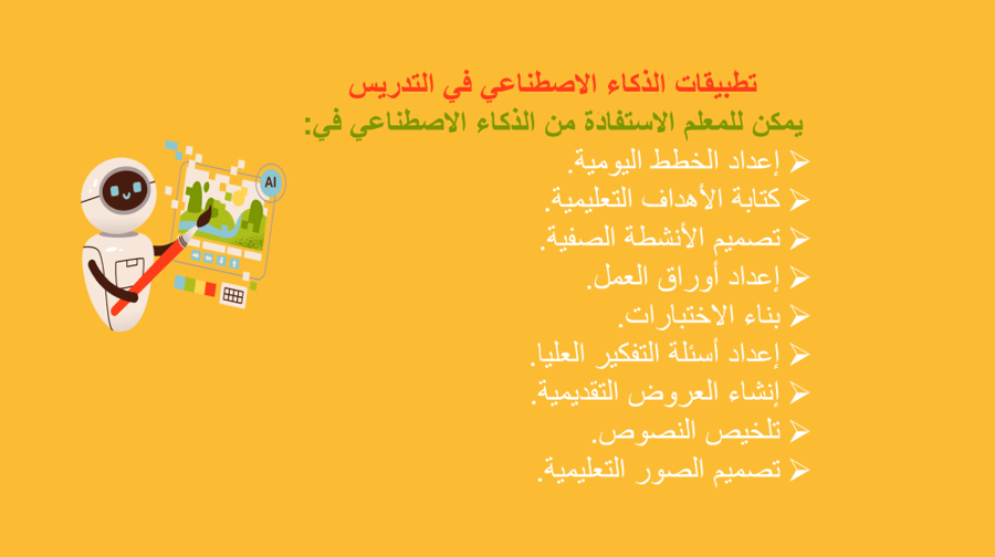 توظيف الذكاء الاصطناعي في التدريس