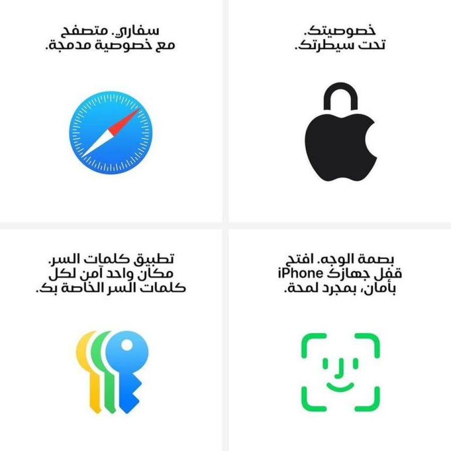 ايفون 16 بلس ذاكرة 128 جيجابايت 5G أسود