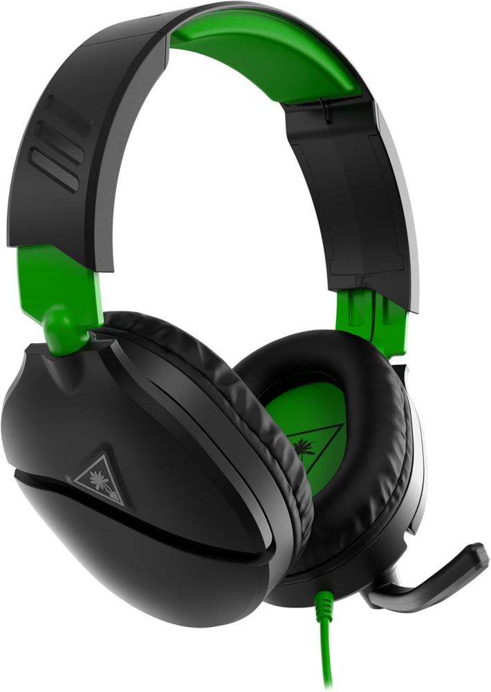 سماعة الألعاب Turtle Beach Recon 70 – ميكروفون Flip-to-Mute، وسادات أذن مريحة، وتوافق شامل مع جميع المنصات