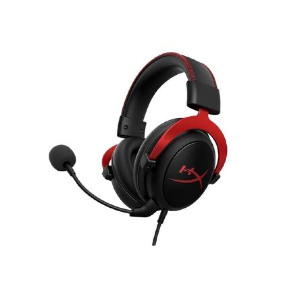 سماعة الألعاب الأسطورية HyperX Cloud II – صوت محيطي 7.1، إطار ألمنيوم صلب، وراحة فائقة للمحترفين