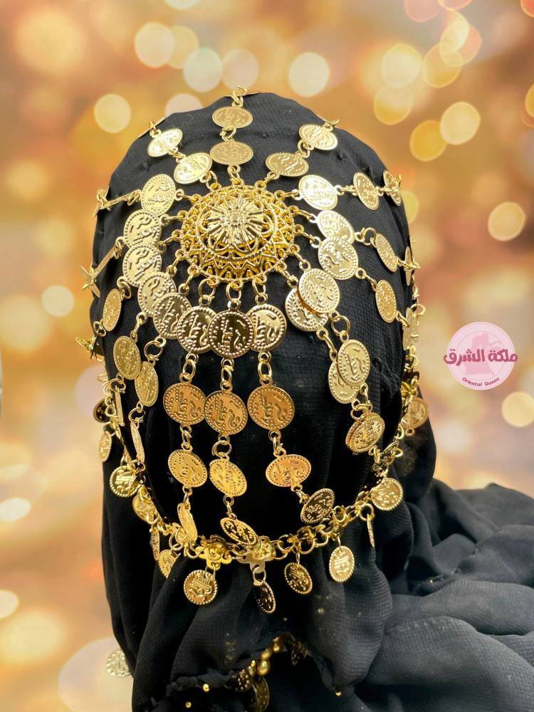 اكسسوارات رأس ذهبي جنيهات
