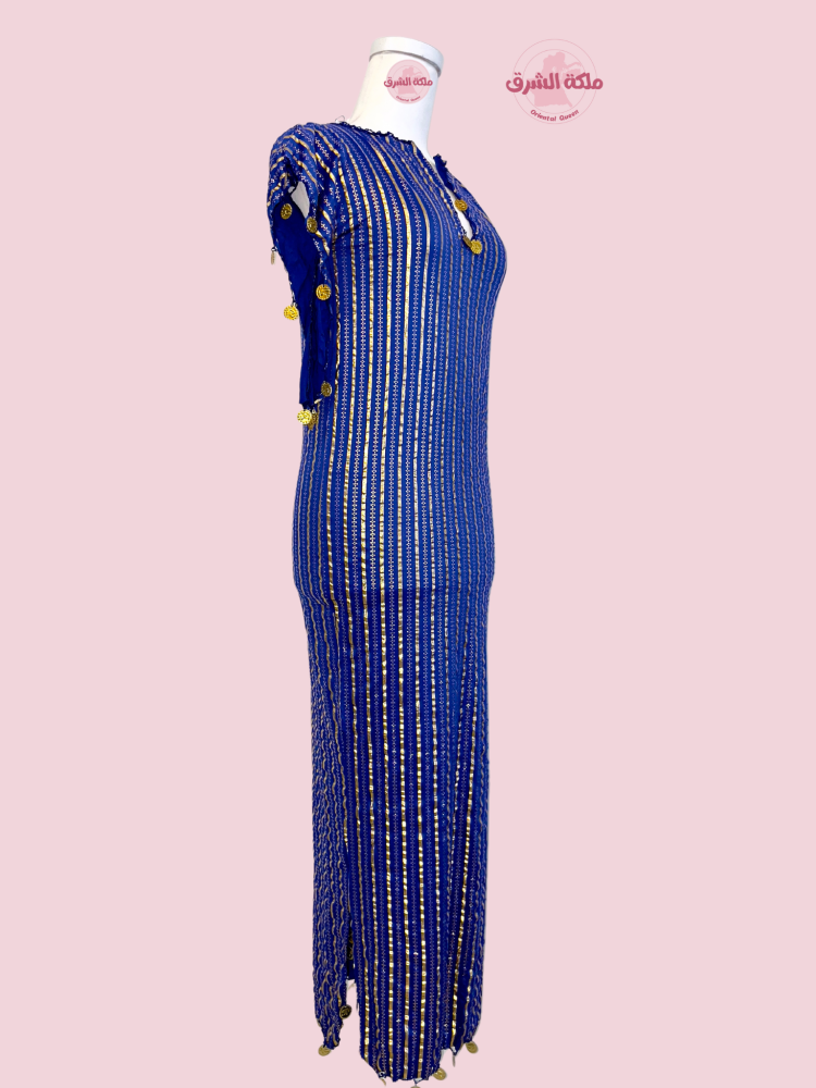 بدلة رقص شرقي ازرق