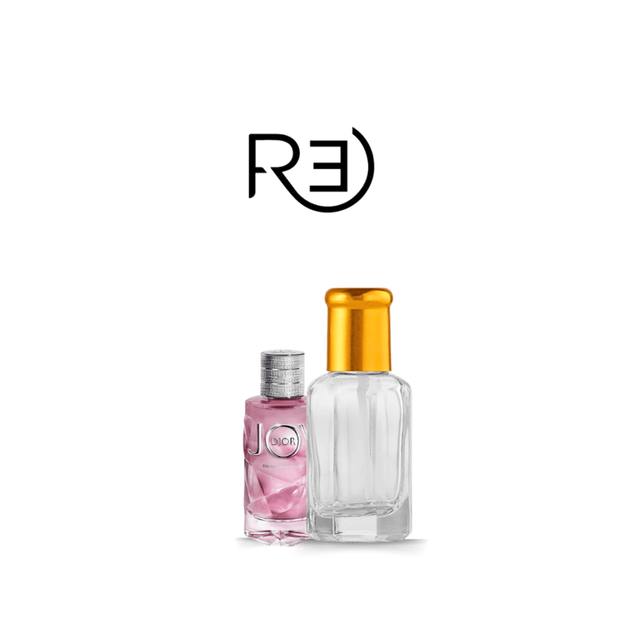 A reflected bottle from Dior J'adore or Dior perfume