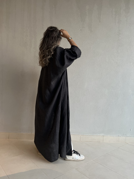 عباية لينن طبيعي 1