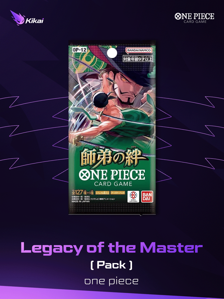 ون بيس Op-12 Legacy of the Master Pack :TCG