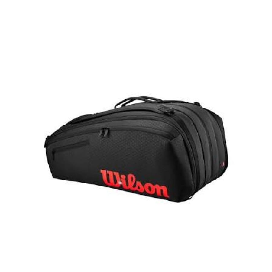 Wilson CLASH V3 15PK RACQUET BAG __ BLACK/INFRARED