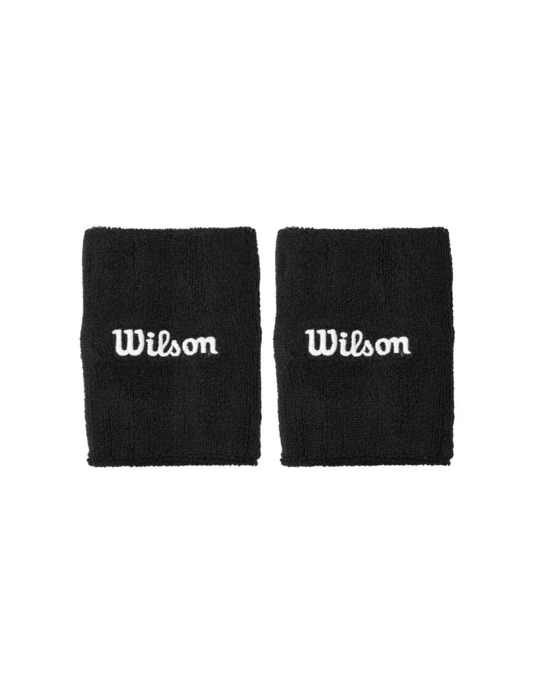 Wilson WIDE TERRY WRISTBANDS BLACK OS