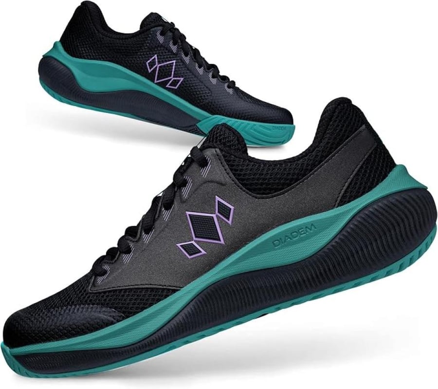 Diadem Women's Court Flo - All Court __ Black/Teal