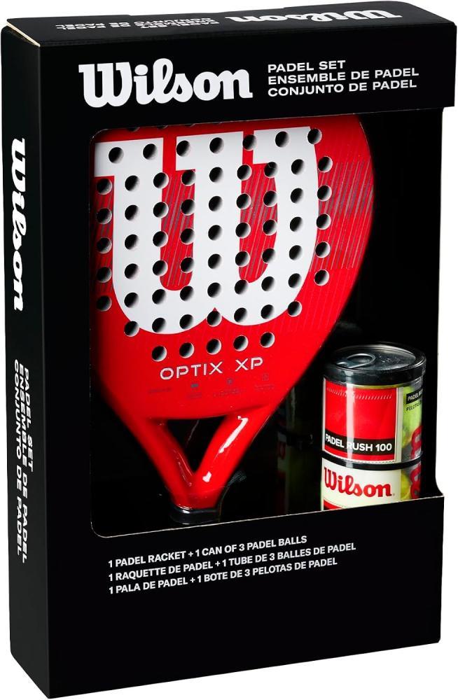 Wilson OPTIX XP PADEL KIT BOX SKU RED 2